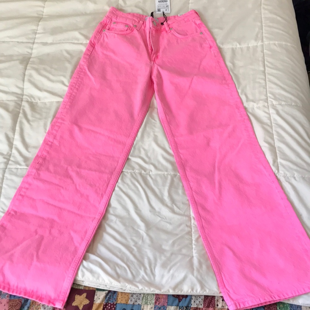 Zara Los rise loose fit jeans